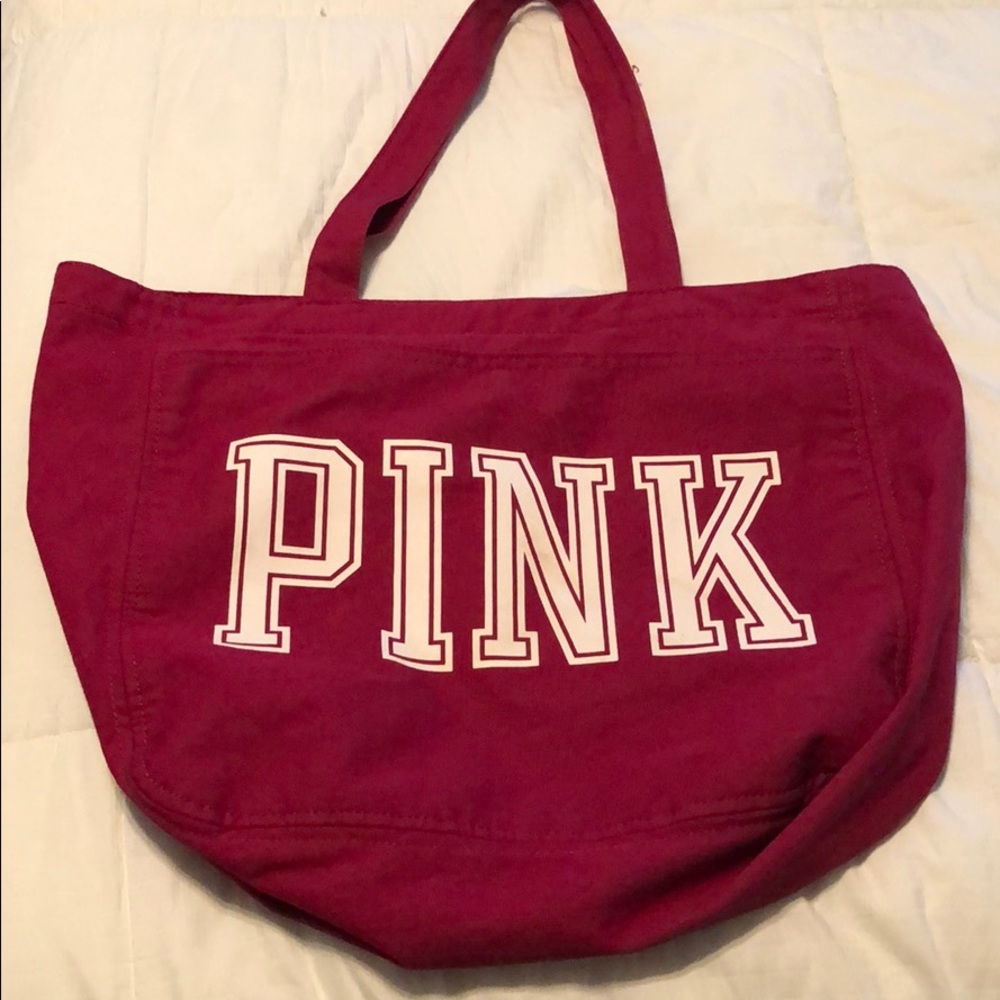 Maroon VS PINK tote bag